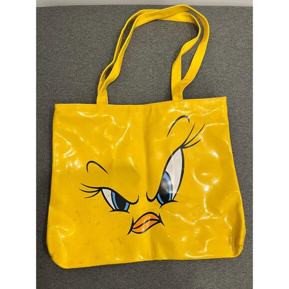 Looney Tunes Tweety Bird Vinyl Tote Bag - Picture 3 of 11